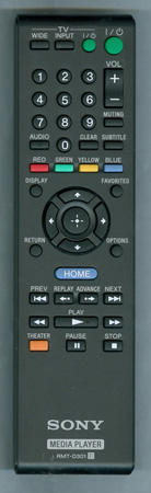 SONY 1-489-071-11 RMTD301 Genuine OEM original Remote