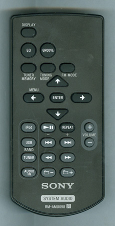 SONY 1-489-168-11 RMAMU098 Genuine OEM original Remote
