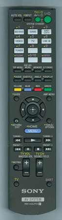 SONY 1-489-412-12 RMAAU113 Genuine  OEM original Remote