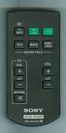 SONY 1-489-417-11 RMANU102 Genuine  OEM original Remote