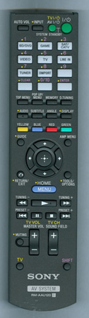 SONY 1-489-508-11 RMAAU120 Genuine  OEM original Remote