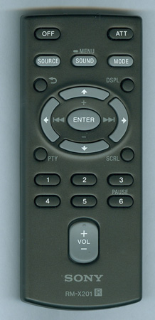 SONY 1-489-810-11 RM-X201 Genuine OEM original Remote