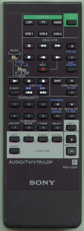 SONY 1-693-023-11 RMU521 Genuine  OEM original Remote