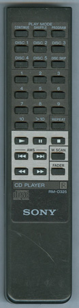 SONY 1-693-053-11 RMD325 Genuine  OEM original Remote
