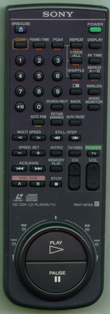 SONY 1-693-095-81 RMTM19A Genuine  OEM original Remote