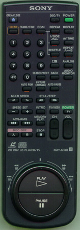 SONY 1-466-828-41 RMTM20A Genuine OEM original Remote