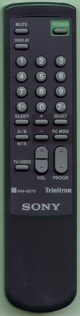 SONY 1-693-143-22 RM827S Genuine  OEM original Remote