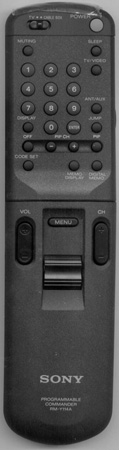SONY 1-693-156-11 RMY114 Genuine  OEM original Remote