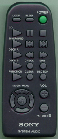SONY 8-917-537-90 RMSD50 Genuine  OEM original Remote