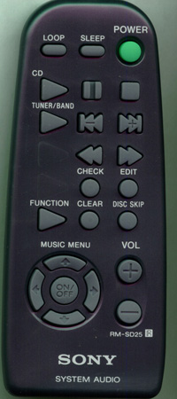 SONY 8-917-538-90 RMSD25 Genuine  OEM original Remote
