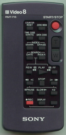SONY 8-917-540-90 RMT715 Genuine OEM original Remote