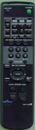 SONY 8-917-560-90 RMTD30 Genuine  OEM original Remote