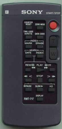 SONY 8-917-593-90 RMT717 Genuine OEM original Remote