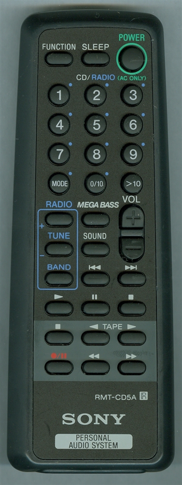 SONY 8-917-612-90 RMTCD5A Refurbished Genuine OEM Original Remote