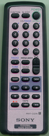 SONY 8-917-620-90 RMTCD7A Genuine  OEM original Remote