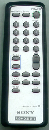 SONY 8-917-642-90 RMTCV35AW Genuine OEM original Remote