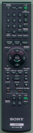 SONY 9-885-112-30 RMTD241A Genuine  OEM original Remote