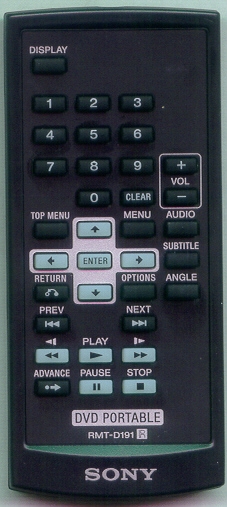 SONY 9-885-127-60 RMTD191 Refurbished Genuine OEM Original Remote