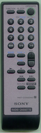 SONY A-1055-238-A RMTCG500AD Genuine  OEM original Remote