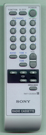 SONY A-1107-489-A RMTCS350A Genuine  OEM original Remote