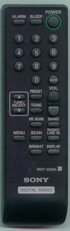SONY A-1259-028-A RMTCS3A Genuine  OEM original Remote