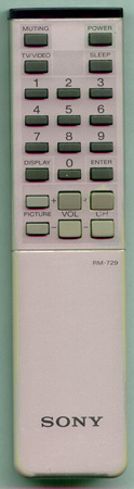 SONY A-1470-695-A RM729 Genuine  OEM original Remote