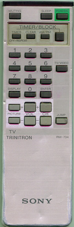 SONY A-1470-718-A RM734 Genuine  OEM original Remote