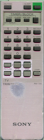 SONY A-1470-719-A RM735 Genuine  OEM original Remote