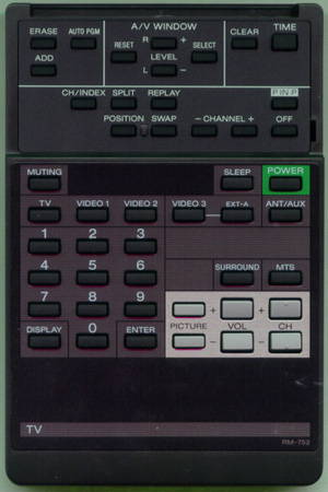 SONY A-1470-853-A RM752 Genuine  OEM original Remote