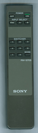 SONY A-1470-892-A RM1270S Genuine  OEM original Remote