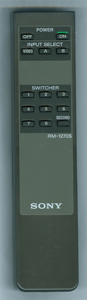 SONY A-1470-892-A RM1270S Refurbished Genuine OEM Original Remote