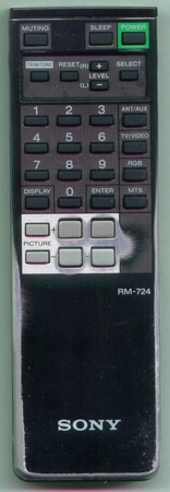 SONY A-1470-905-A RM724 Genuine  OEM original Remote