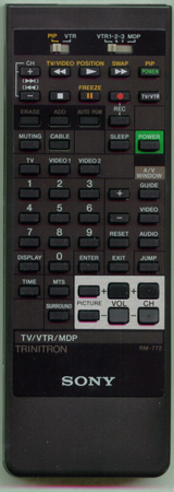 SONY A-1470-925-A RM772 Genuine  OEM original Remote