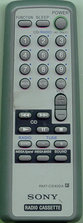 SONY A-3013-974-A RMTCS400A Genuine  OEM original Remote