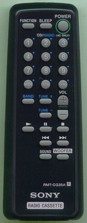 SONY A-3013-979-A RMTCG35A Genuine  OEM original Remote