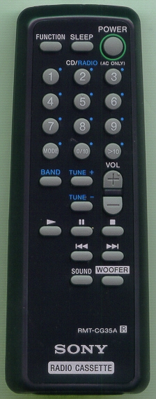 SONY A-3013-979-A RMTCG35A Refurbished Genuine OEM Original Remote