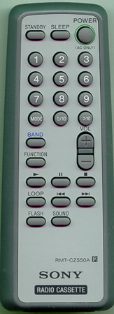 SONY A-3250-909-A RMTCZ550A Genuine  OEM original Remote