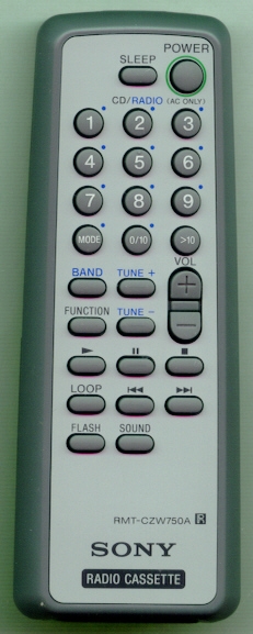 SONY A-3250-915-A RMTCZW750A Refurbished Genuine OEM Remote