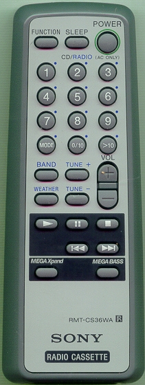 SONY A-3258-085-A RMTCS36WA Refurbished Genuine OEM Original Remote