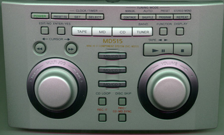 SONY A-4332-232-A RM-MD515 Genuine OEM original Remote