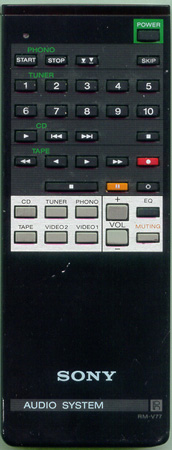 SONY A-4372-022-A RMV77 Genuine  OEM original Remote