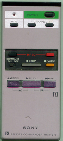 SONY A-6765-128-A RMT316 Genuine  OEM original Remote