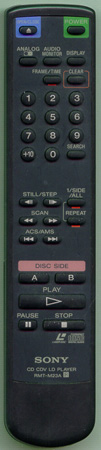 SONY A-6772-990-A RMTM23A Genuine  OEM original Remote