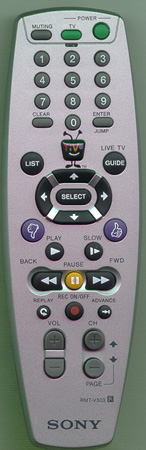 SONY A-6775-895-A RMTV303 Genuine  OEM original Remote