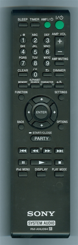 SONY RM-ANU094 RMANU094 Refurbished Genuine OEM Original Remote