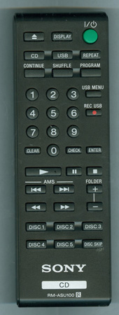 SONY RM-ASU100 RMASU100 Genuine  OEM original Remote