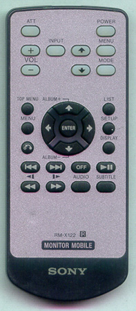 SONY RM-X122 RMX122 Genuine  OEM original Remote