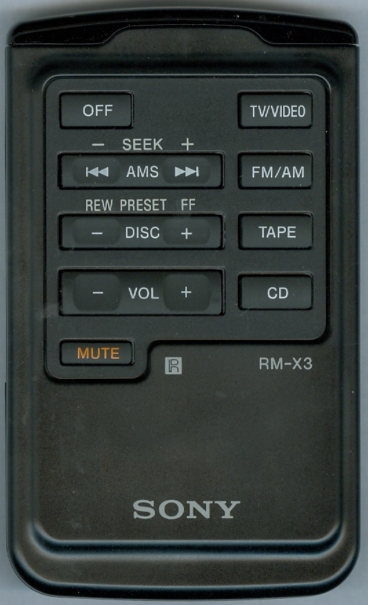 SONY RM-X3 RMX3 Refurbished Genuine OEM Original Remote