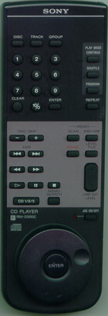 SONY RMD300C RMD300C Genuine  OEM original Remote