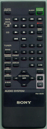 SONY RMS545 RMS545 Genuine  OEM original Remote
